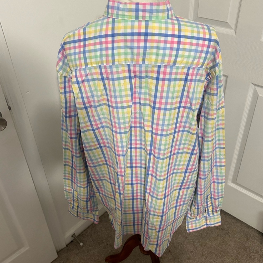 Crown & Ivy: Multicolor Plaid Men's Shirt